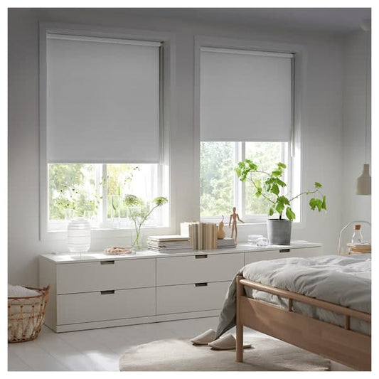 Ikea FRIDANS - Block-out roller blind, white, 200x195 cm