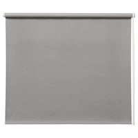 FRIDANS block-out roller blind, grey, 120x195 cm