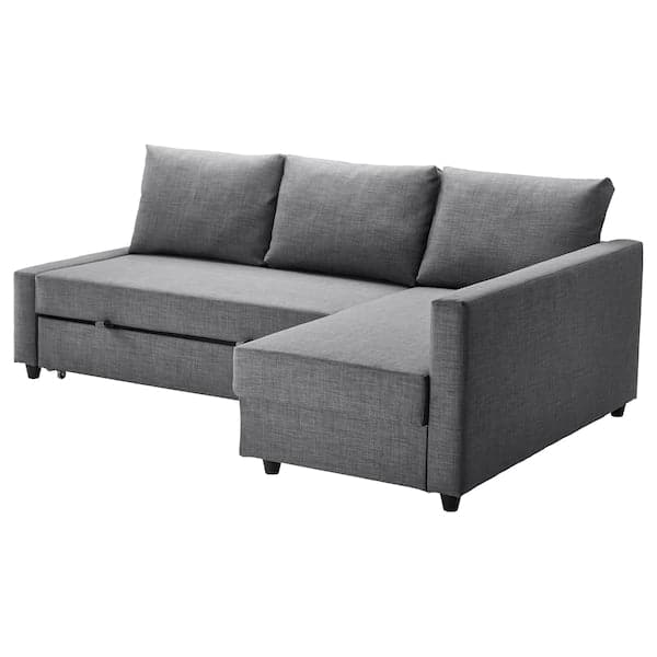 Ikea FRIHETEN Angular bed/container sofa - Dark grey Skiftebo ,