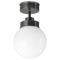 FRIHULT ceiling lamp, black, 15 cm