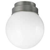 FRIHULT ceiling/wall lamp, stainless steel colour, 16 cm