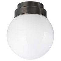 FRIHULT ceiling/wall lamp, black, 16 cm