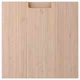 FRÖJERED drawer front, light bamboo, 40x40 cm