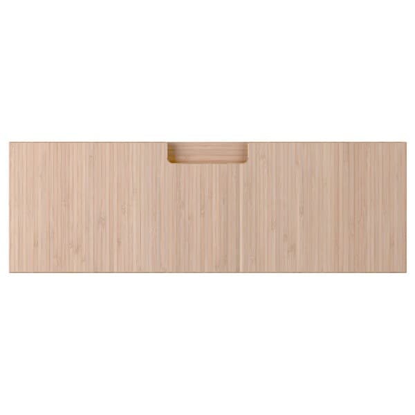 FRÖJERED drawer front, light bamboo, 60x20 cm