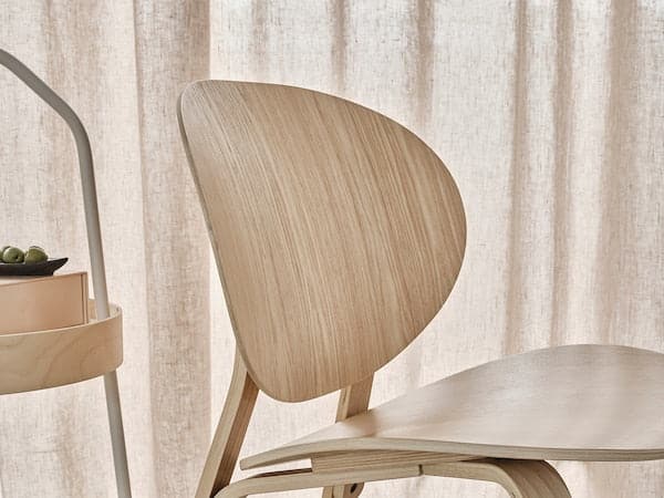 Ikea FRÖSET - Easy chair, white stained oak veneer