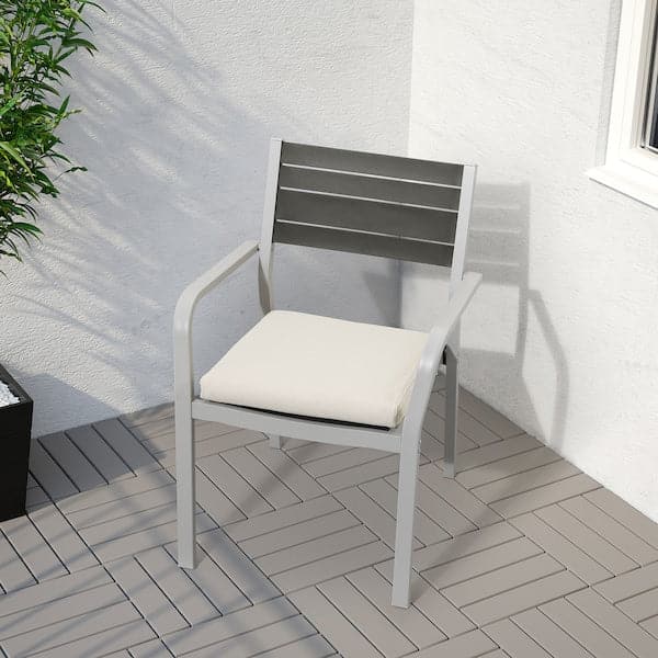 Ikea FRÖSÖN/DUVHOLMEN Outdoor chair cushion - beige 44x44 cm , 44x44 cm