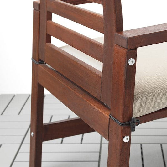 Ikea FRÖSÖN/DUVHOLMEN Outdoor chair cushion - beige 50x50 cm , 50x50 cm