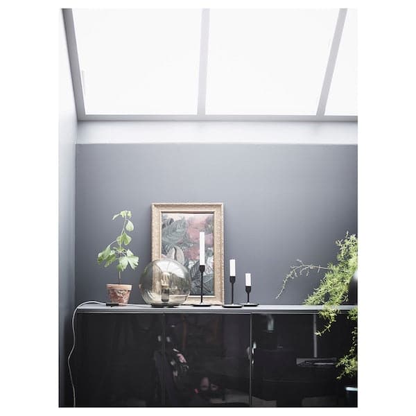 Ikea FULLTALIG - Candlestick, set of 3, black