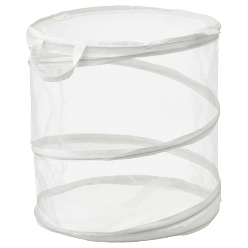 FYLLEN - Laundry basket, white, 79 l
