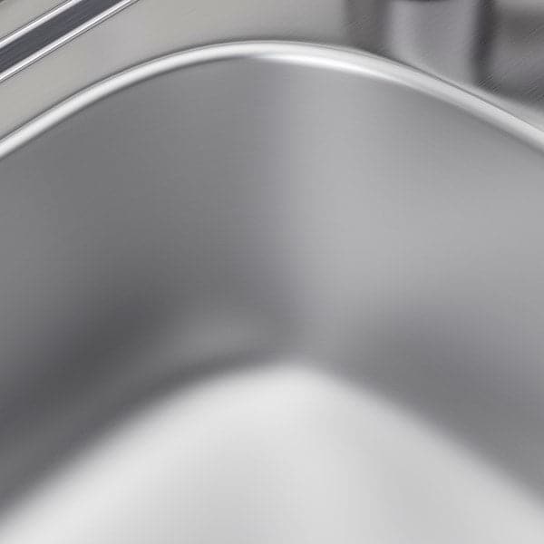 Ikea FYNDIG Recessed sink, 1 tub/drip - stainless steel 70x50 cm ,