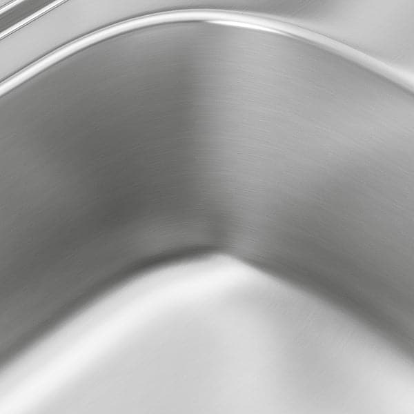 FYNDIG Recessed sink, 1 tub/drip - stainless steel 70x50 cm , - best price from Maltashopper.com 09158185