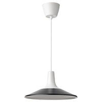 FYRTIOFYRA pendant lamp, white/black, 38 cm