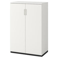 GALANT cabinet with doors, white, 80x120 cm
