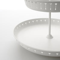 GARNERA - Serving stand, two tiers, white - best price from Maltashopper.com 10258768
