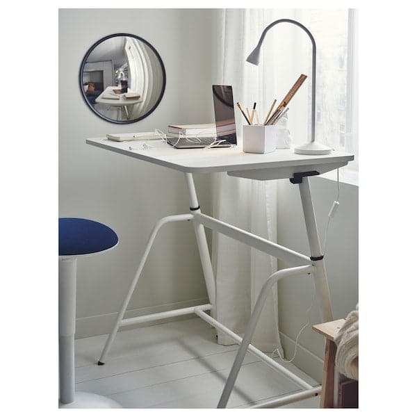 Ikea GLADHÖJDEN - Desk sit/stand, white, 100x60 cm
