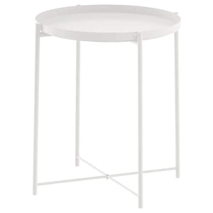Ikea GLADOM - Tray table, white, 45x53 cm