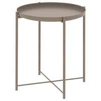 GLADOM tray table, dark grey-beige, 45x53 cm
