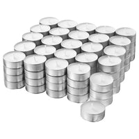 GLIMMA unscented tealight, 4 hr, 100 pack