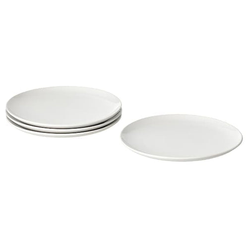 GODMIDDAG - Plate, white, 26 cm