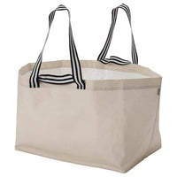 GÖRSNYGG - Carrier bag, large, light beige, 57x37x39 cm/71 l - best price from Maltashopper.com 20504194