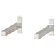 GRANHULT bracket, nickel-plated, 30x12 cm, 2 pack