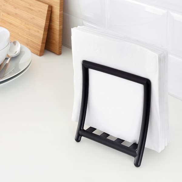 Ikea GREJA - Napkin holder, black