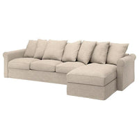 GRÖNLID cover for 4-seat sofa