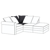 GRÖNLID cover for corner section, Hillared anthracite