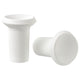 GUBBARP knob, white, 5 mm, 2 pack