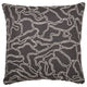GULDFLY cushion cover, anthracite/off-white, 50x50 cm