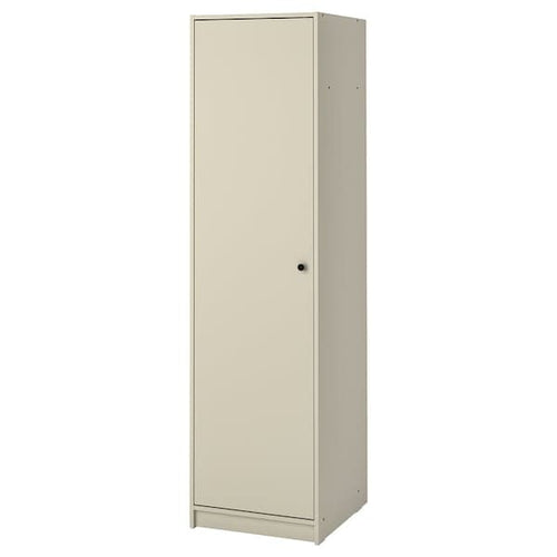 GURSKEN - Wardrobe, light beige, 49x55x186 cm