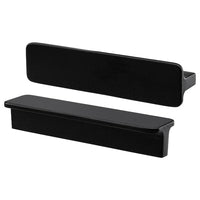 HACKÅS handle, anthracite, 100 mm, 2 pack