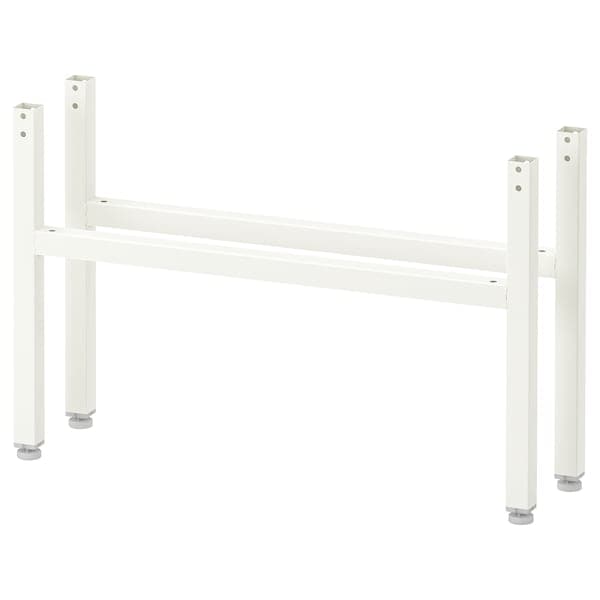 Ikea HÄLLAN - Pair of legs, white, 29 cm