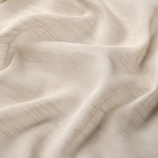 Ikea HÄLLEBRÄCKA - Thin curtain, 2 sheets, light beige,145x300 cm