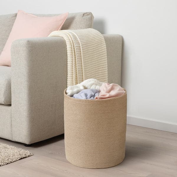 Ikea HÄSSJA - Basket, jute, 40 cm
