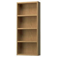 HAGAÅN wall open cabinet, oak effect, 40x15x95 cm