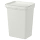 HÅLLBAR bin with lid, light grey, 10 l