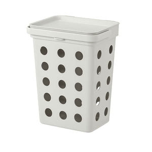Ikea HÅLLBAR - Bin with lid for organic waste, light grey, 10 l