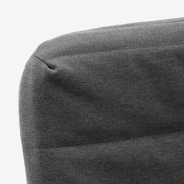 HAMMARN Sofa bed - Knisa dark grey/black 120 cm , 120 cm - best price from Maltashopper.com 90354327