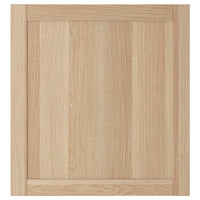 HANVIKEN door, white stained oak effect, 60x64 cm