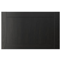 HANVIKEN door/drawer front, black-brown, 60x38 cm
