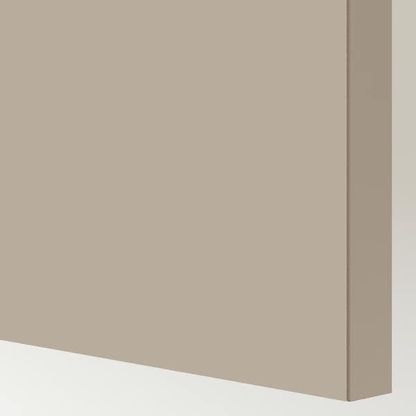 Ikea HASVIK - Pair of sliding doors, grey-beige, 200x201 cm