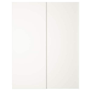 Ikea HASVIK - Pair of sliding doors, white, 150x201 cm