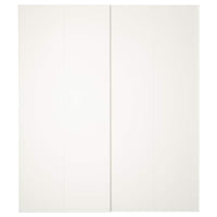 HASVIK pair of sliding doors, white, 200x236 cm