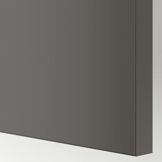 Ikea HASVIK - Pair of sliding doors, dark grey, 200x201 cm