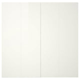 HASVIK pair of sliding doors, high-gloss white, 200x236 cm