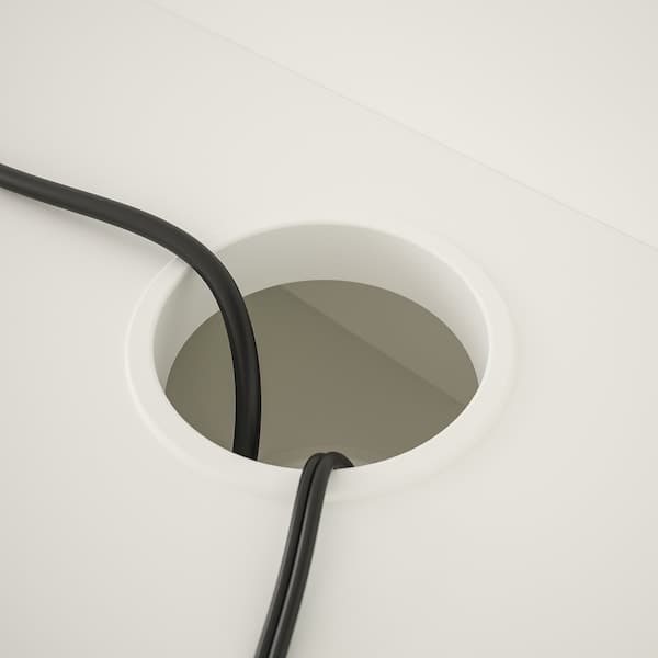 Ikea HAUGA - Desk, white, 100x45 cm