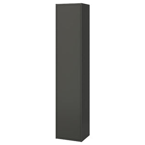 Ikea HAVBÄCK - High cabinet with door, dark grey, 40x35x195 cm