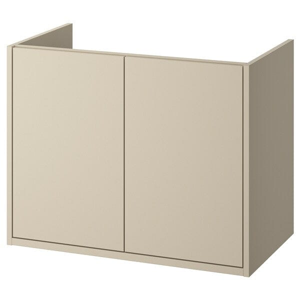 Ikea HAVBÄCK - Wash-stand with doors, beige, 80x48x63 cm