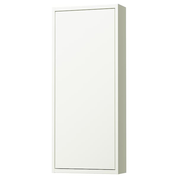 Ikea HAVBÄCK - Wall cabinet with door, white, 40x15x95 cm